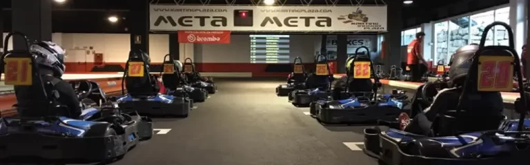 Cabecera Karting Indoor Plaza Motor