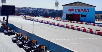 Cabecera karting Madrid Angel Buegueño