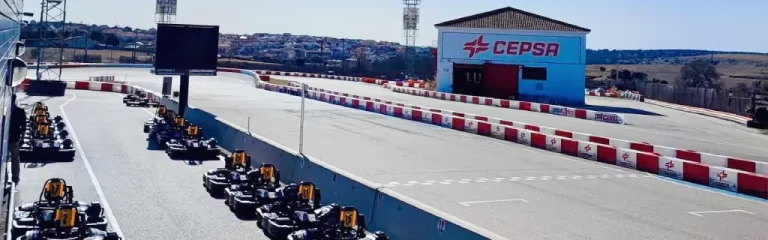 Cabecera karting Madrid Angel Burgueño